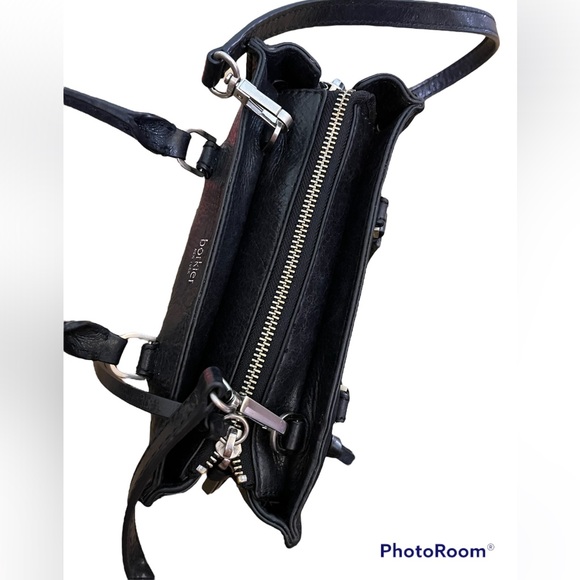 Metallic Black Botkier mini tote and crossbody bag - Picture 4 of 12